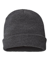 Richardson 146R Waffle Cuffed Beanie #color_Heather Charcoal