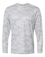 Paragon 217 Pompano Performance Camo Long Sleeve T-Shirt #color_Aluminum