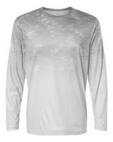 Paragon 229 Montauk Oceanic Fade Performance Long Sleeve T-Shirt #color_Aluminum Fade