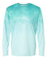 Paragon 229 Montauk Oceanic Fade Performance Long Sleeve T-Shirt #color_Aqua Fade