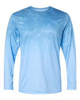 Paragon 229 Montauk Oceanic Fade Performance Long Sleeve T-Shirt #color_Blue Mist Fade