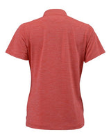 Paragon 131 Women's Dakota Striated Heather Polo #color_Melon Heather