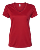 Paragon 203 Women's Vera V-Neck T-Shirt #color_Red