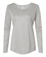 Paragon 214P Women's Long Islander Performance Long Sleeve T-Shirt #color_Aluminum