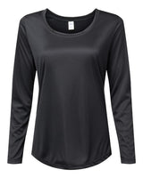 Paragon 214P Women's Long Islander Performance Long Sleeve T-Shirt #color_Black