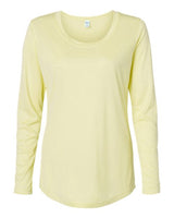 Paragon 214P Women's Long Islander Performance Long Sleeve T-Shirt #color_Pale Yellow
