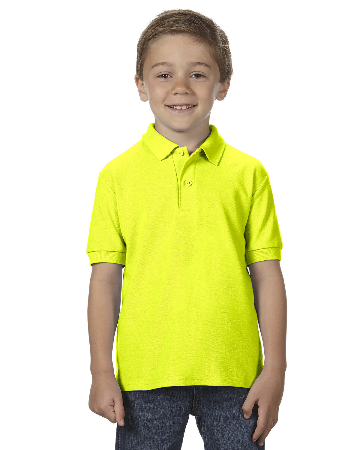 Gildan G728B Youth Double Piqu Polo