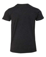 Bella + Canvas 3001Y Youth Jersey T-Shirt #color_BLACK HEATHER
