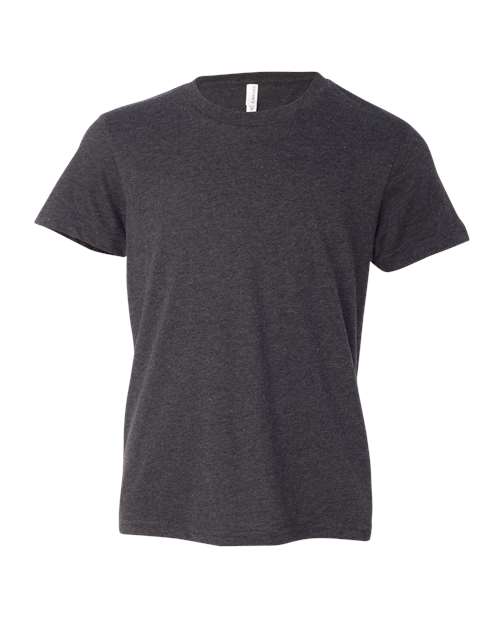 Bella + Canvas 3001Y Youth Jersey T-Shirt #color_DRK GREY HEATHER