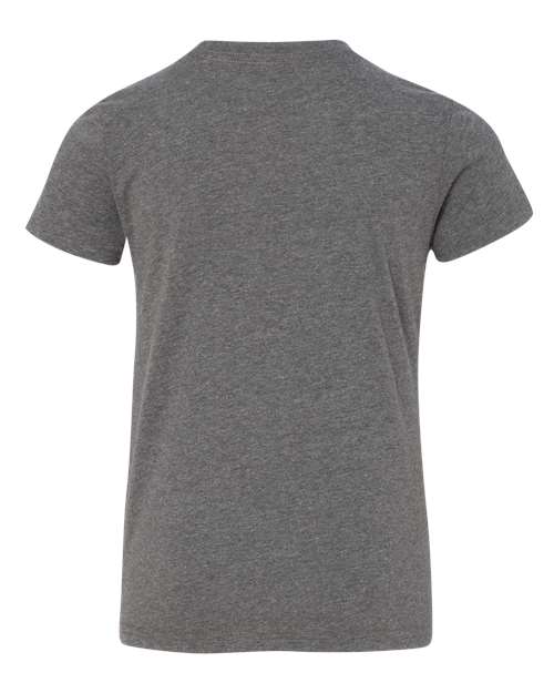Bella + Canvas 3001Y Youth Jersey T-Shirt #color_DEEP HEATHER