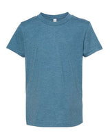 Bella + Canvas 3001Y Youth Jersey T-Shirt #color_HEATHR DEEP TEAL