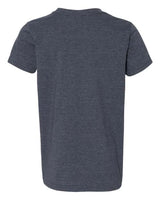 Bella + Canvas 3001Y Youth Jersey T-Shirt #color_HEATHER NAVY