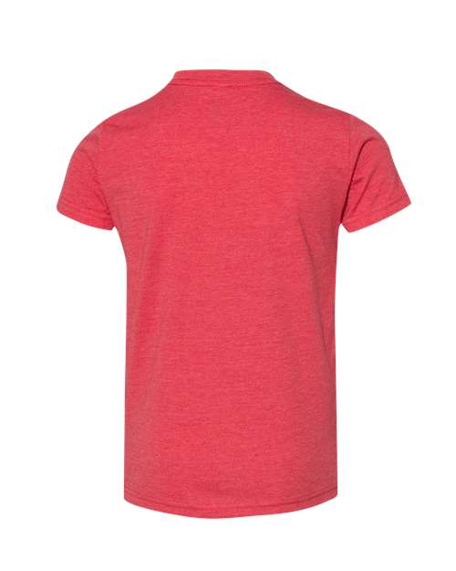 Bella + Canvas 3001Y Youth Jersey T-Shirt #color_HEATHER RED