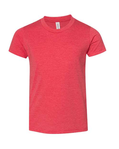 Bella + Canvas 3001Y Youth Jersey T-Shirt #color_HEATHER RED
