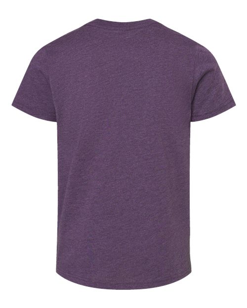 Bella + Canvas 3001Y Youth Jersey T-Shirt #color_HTHR TEAM PURPLE