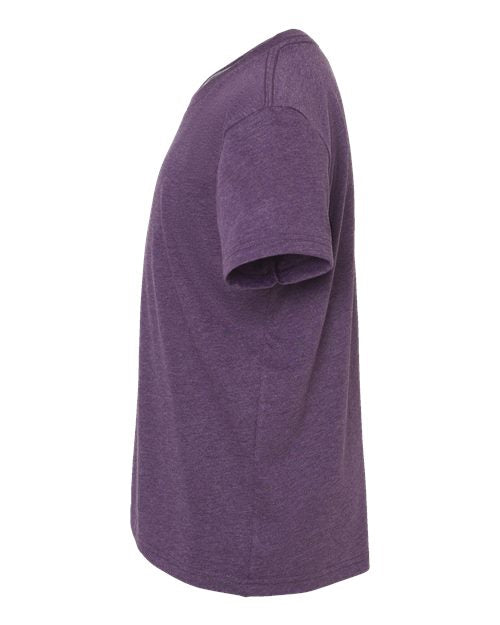 Bella + Canvas 3001Y Youth Jersey T-Shirt #color_HTHR TEAM PURPLE