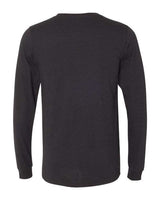 Bella + Canvas 3501 Unisex Jersey Long-Sleeve T-Shirt #color_BLACK HEATHER