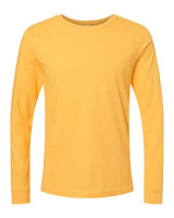 Bella + Canvas 3501 Unisex Jersey Long-Sleeve T-Shirt #color_HTHR YELLOW GOLD