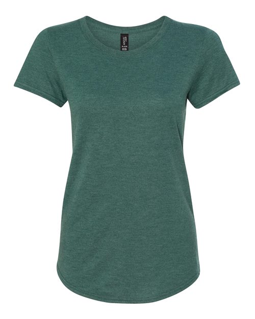 Anvil 6750L Ladies' Triblend T-Shirt #color_HTH DARK GREEN
