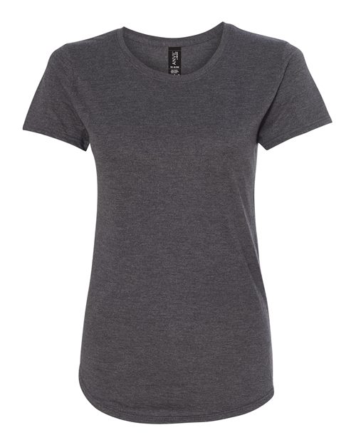 Anvil 6750L Ladies' Triblend T-Shirt #color_HEATHER DK GREY