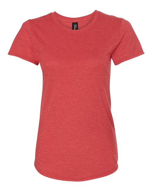 Anvil 6750L Ladies' Triblend T-Shirt #color_HEATHER RED