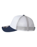 Imperial 1287 North Country Trucker Cap #color_White/ Navy/ Grey