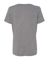 Bella + Canvas 6405 Ladies' Relaxed Jersey V-Neck T-Shirt #color_GREY TRIBLEND