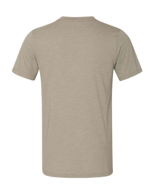 Bella + Canvas 3005 Unisex Jersey Short-Sleeve V-Neck T-Shirt #color_HEATHER STONE