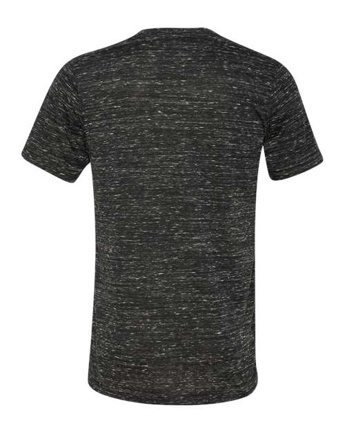 Bella + Canvas 3005 Unisex Jersey Short-Sleeve V-Neck T-Shirt #color_BLACK MARBLE