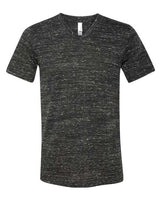 Bella + Canvas 3005 Unisex Jersey Short-Sleeve V-Neck T-Shirt #color_BLACK MARBLE