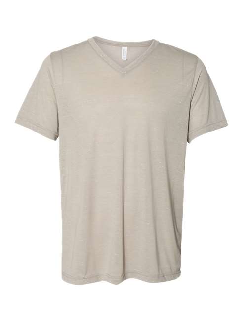 Bella + Canvas 3005 Unisex Jersey Short-Sleeve V-Neck T-Shirt #color_STONE MARBLE