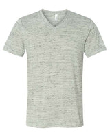 Bella + Canvas 3005 Unisex Jersey Short-Sleeve V-Neck T-Shirt #color_WHITE MARBLE