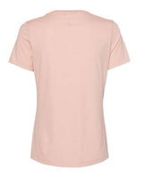 Bella + Canvas 6405 Ladies' Relaxed Jersey V-Neck T-Shirt #color_HEATHER PEACH
