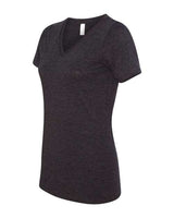 Bella + Canvas 6405 Ladies' Relaxed Jersey V-Neck T-Shirt #color_CHRCL BLCK TRBLN