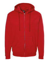 Tultex 331 Full-Zip Hooded Sweatshirt #color_Red