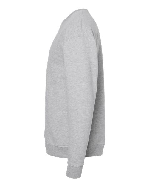 Tultex 340 Fleece Crewneck Sweatshirt #color_Heather Grey