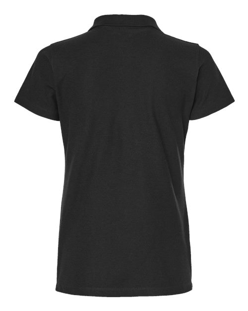 Tultex 401 Women's 50/50 Sport Pique Polo #color_Black