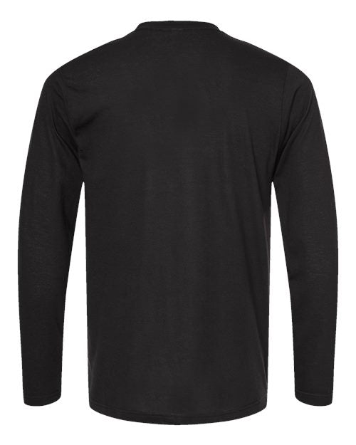 Tultex 242 Poly-Rich Long Sleeve T-Shirt #color_Black