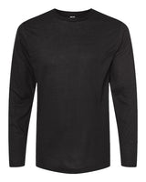 Tultex 242 Poly-Rich Long Sleeve T-Shirt #color_Black