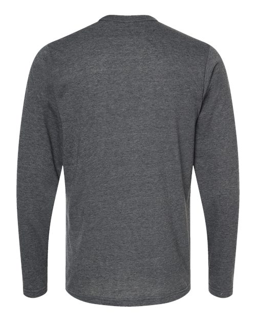 Tultex 242 Poly-Rich Long Sleeve T-Shirt #color_Heather Charcoal