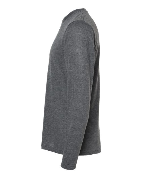 Tultex 242 Poly-Rich Long Sleeve T-Shirt #color_Heather Charcoal