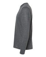 Tultex 242 Poly-Rich Long Sleeve T-Shirt #color_Heather Charcoal