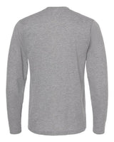 Tultex 242 Poly-Rich Long Sleeve T-Shirt #color_Heather Grey