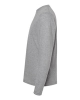 Tultex 242 Poly-Rich Long Sleeve T-Shirt #color_Heather Grey