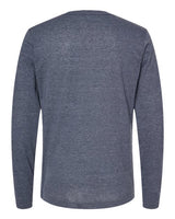 Tultex 242 Poly-Rich Long Sleeve T-Shirt #color_Heather Navy
