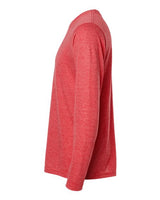 Tultex 242 Poly-Rich Long Sleeve T-Shirt #color_Heather Red