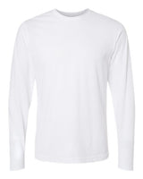 Tultex 242 Poly-Rich Long Sleeve T-Shirt #color_White