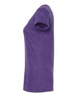 Tultex 243 Women's Poly-Rich Scoop Neck T-Shirt #color_Heather Purple