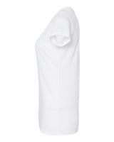 Tultex 243 Women's Poly-Rich Scoop Neck T-Shirt #color_White