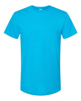 Tultex 541 Premium Cotton Blend T-Shirt #color_Turquoise Heather